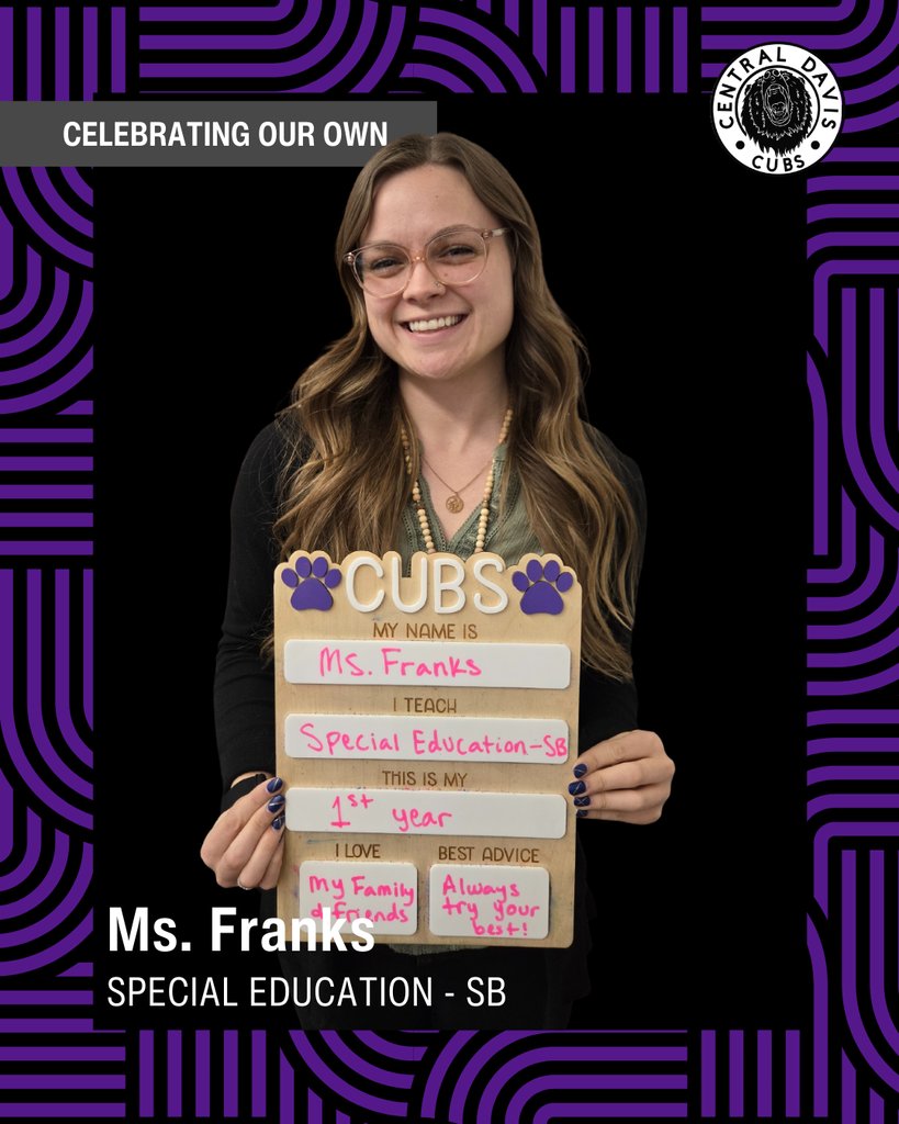 Spotlight photo, Ms. Franks