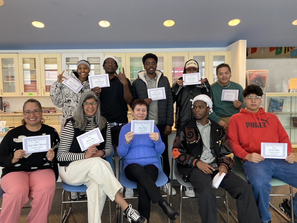 January (INT, HB, BEG) student who had 100% attendance