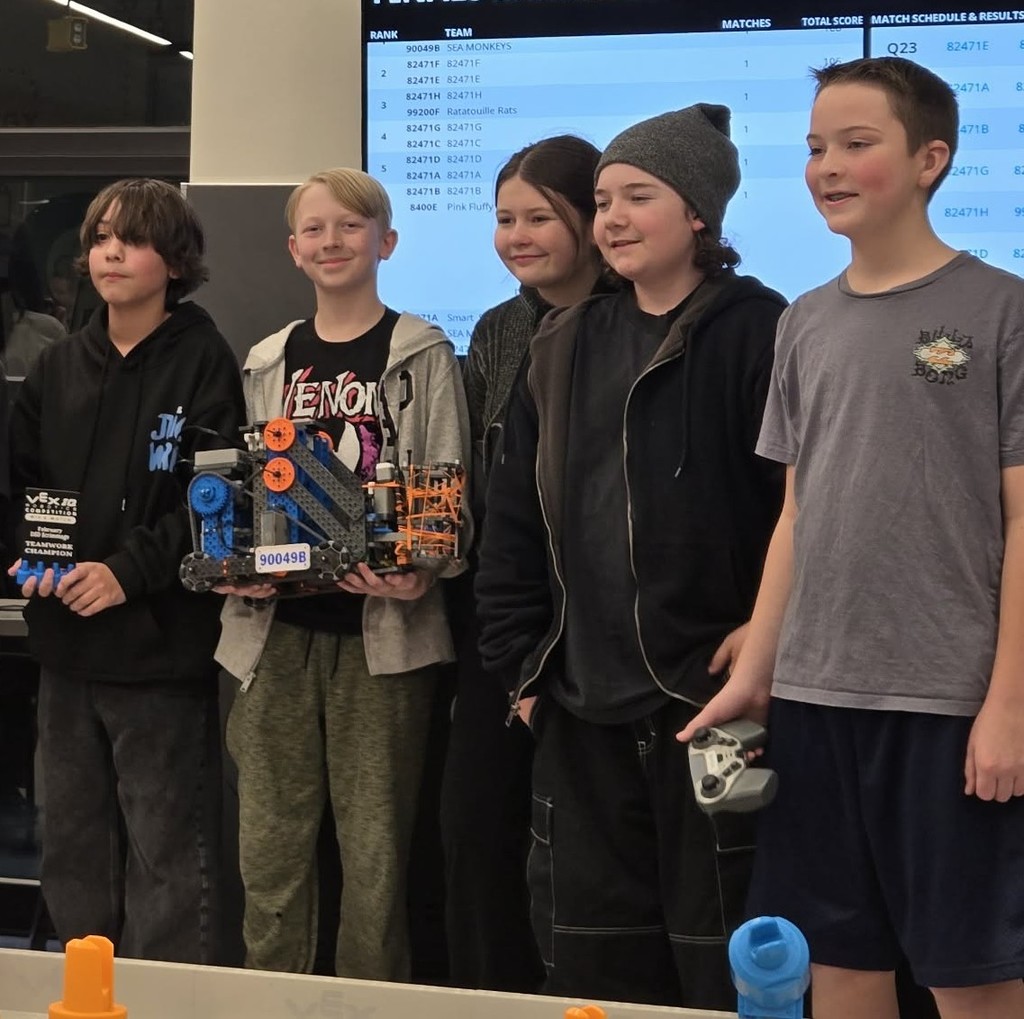 Robotics Students win an award