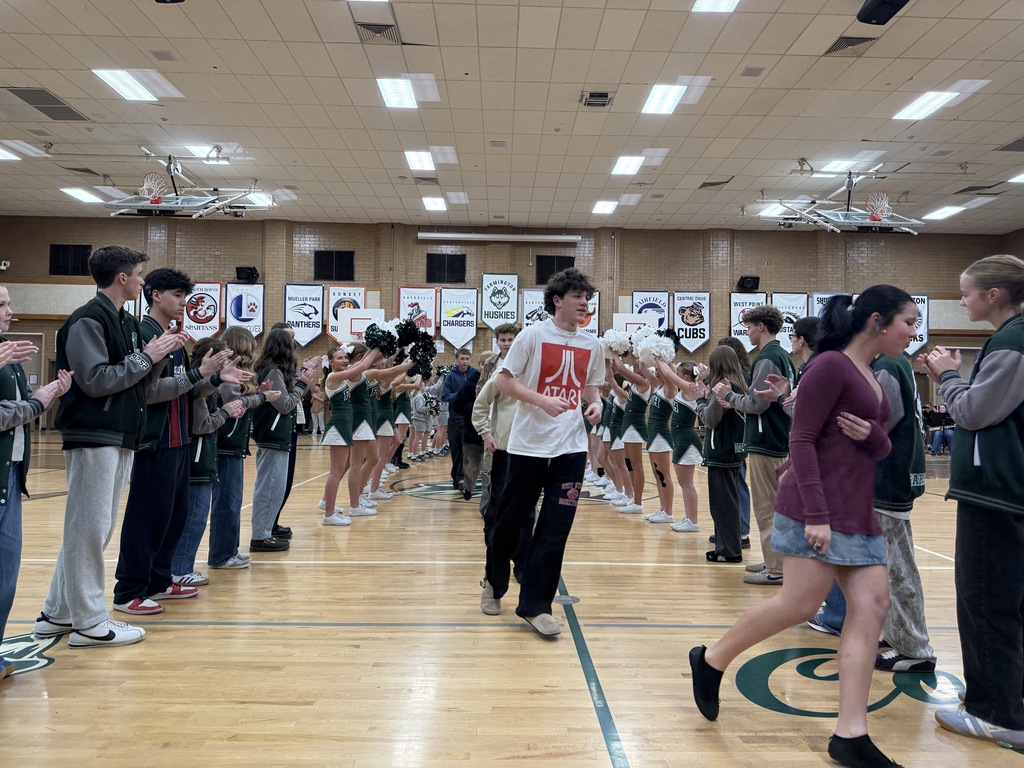 Recognizing the wrestling team.