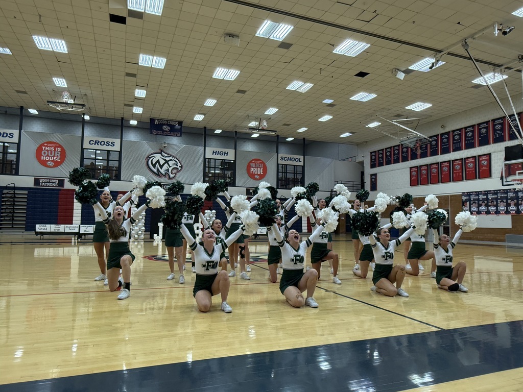 And of the cheerleaders’ Pom routine.