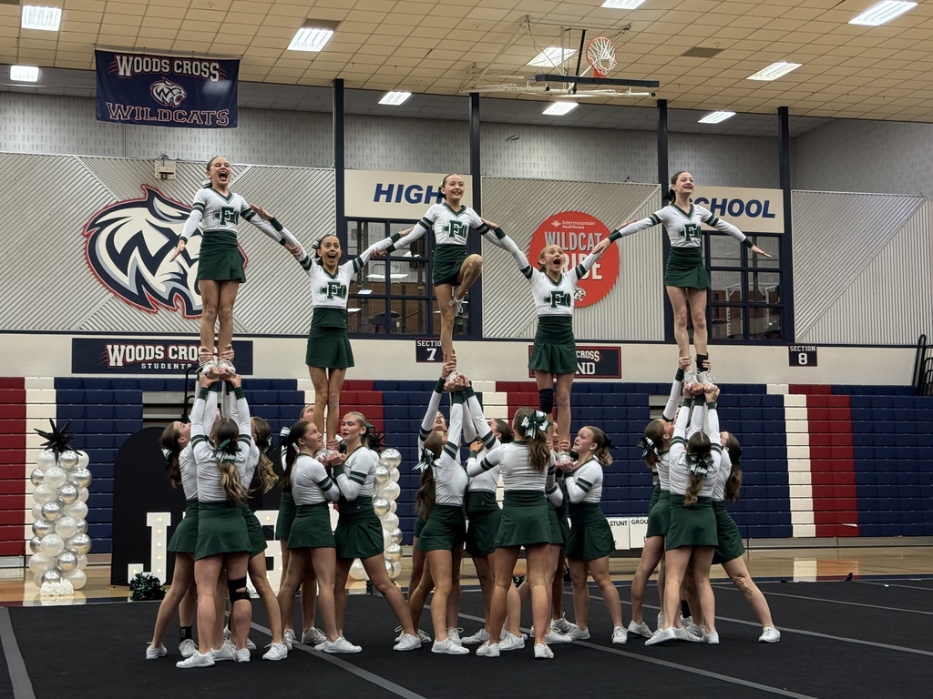 Ending pyramid for their show cheer routine.