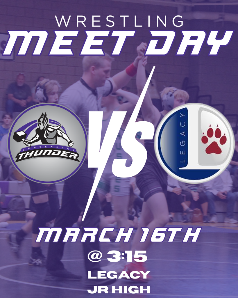 Wrestling at Legacy Jr March 16th