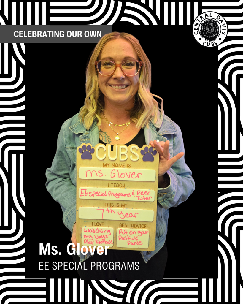 Spotlight photo, Ms. Glover