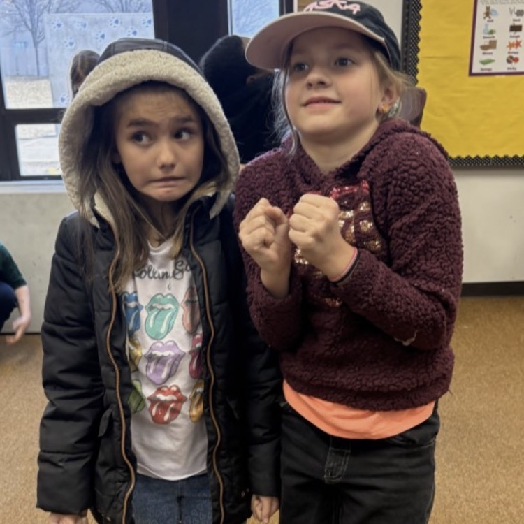 students working on dance movements during their humanities class - making geographical formations 