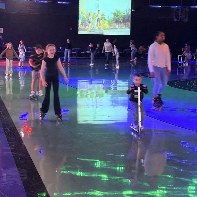 skate night fun with the school 
