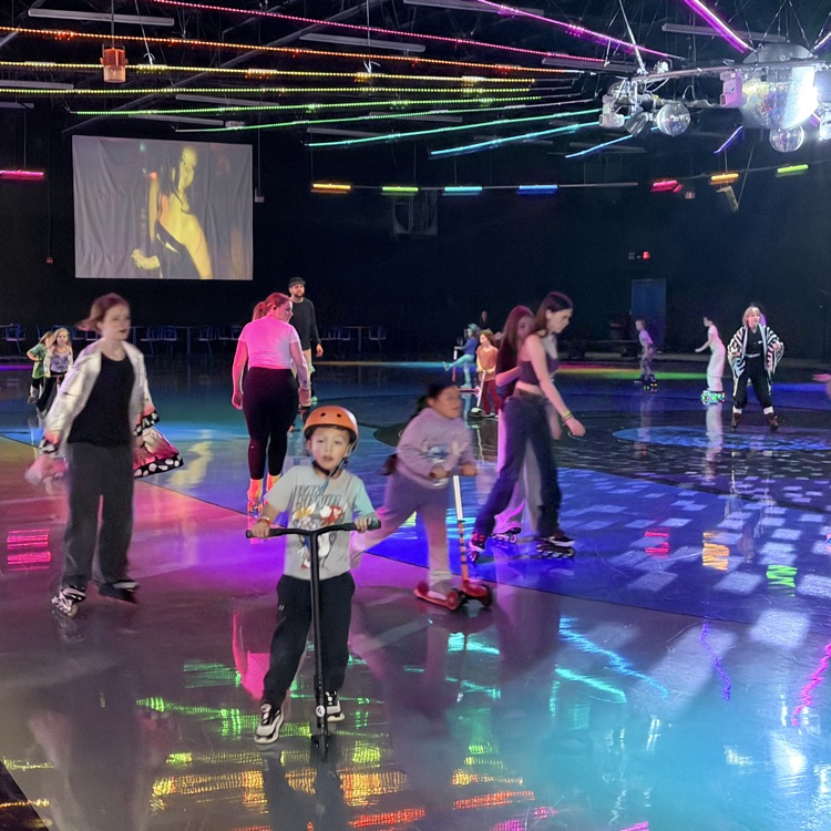 skate night fun with the school 