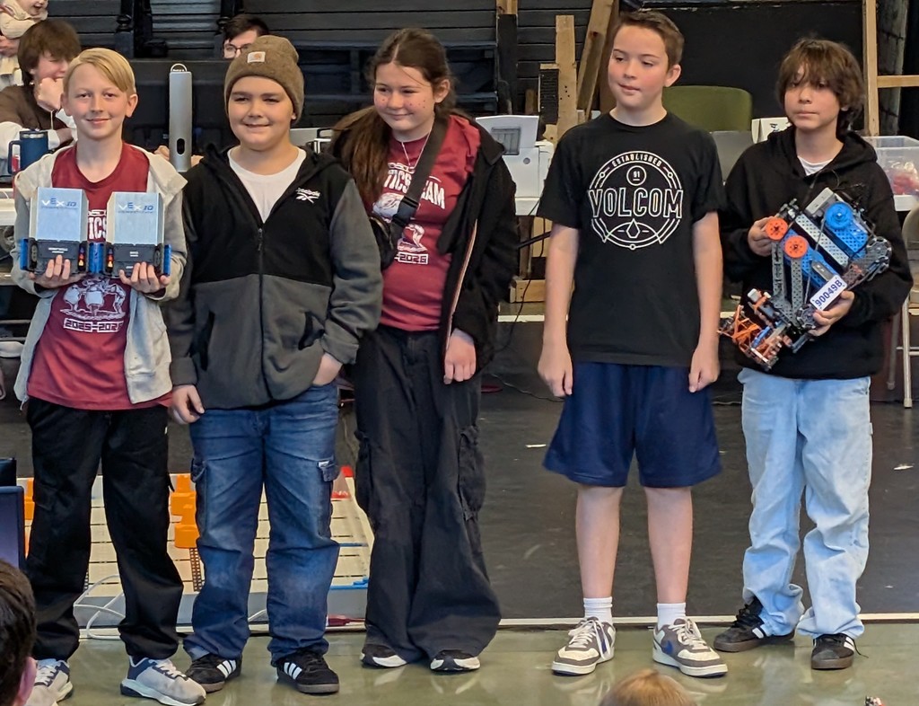 Robotics Students win an award