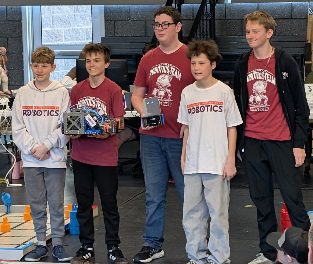 Robotics Students win an award