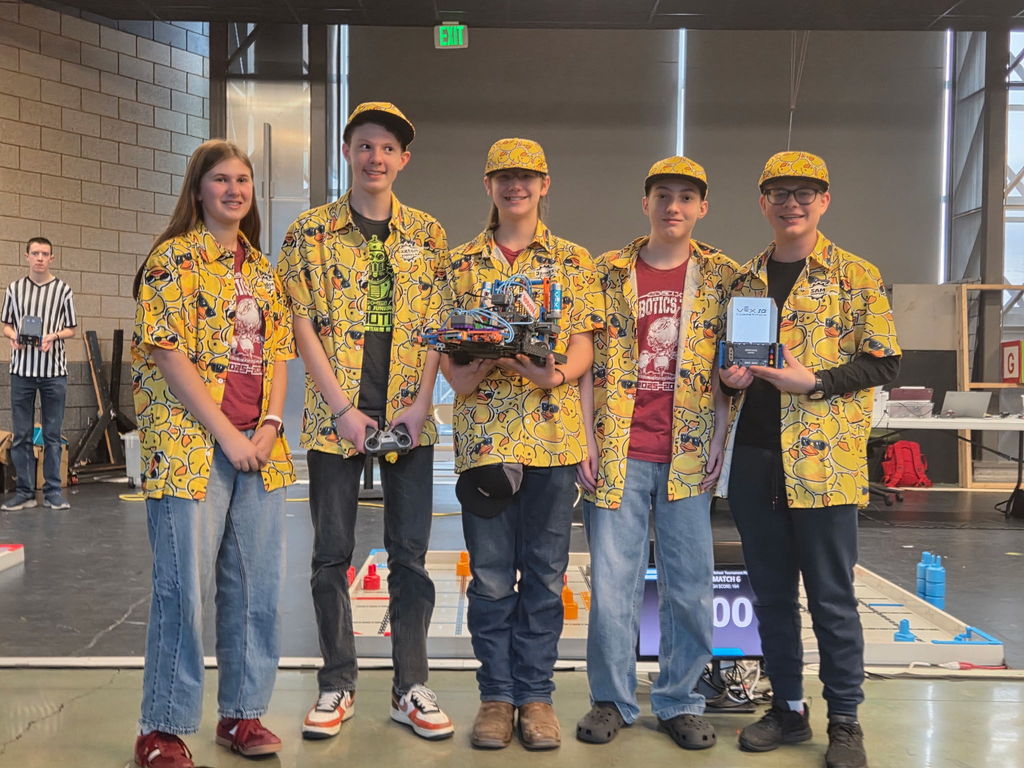 Robotics Students win an award
