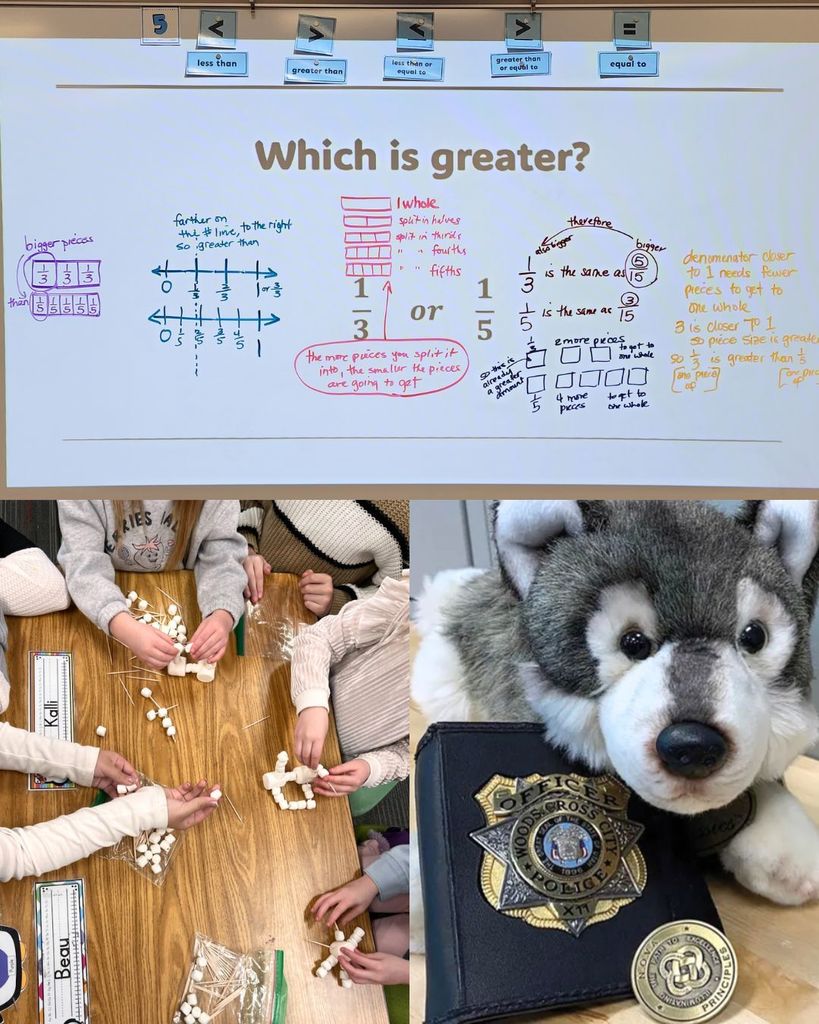 🏅📚 This week at Odyssey we are celebrating the 2026 Winter Olympics and getting excited for the Paralympics in March. Future Olympians in our halls? We think so. Students are also reading 400 minutes to earn a free Bundt cake from Nothing Bundt Cakes. 🧁 In 6th grade, we are diving into fraction talks, building marshmallow snowflakes with Kindergarten Buddies, and learning safety skills in NOVA with Officer Green. 💙