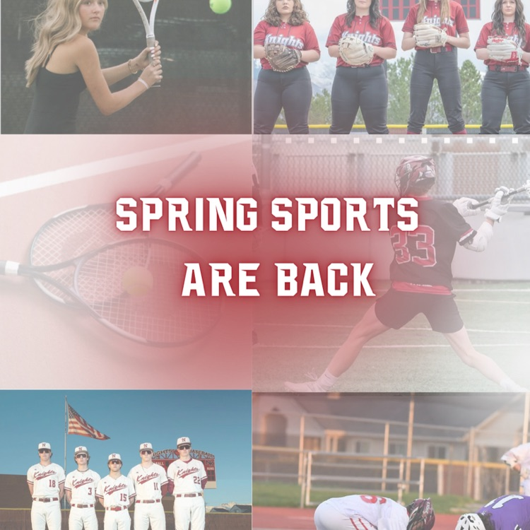 Spring sports are back. With photos of our athletes
