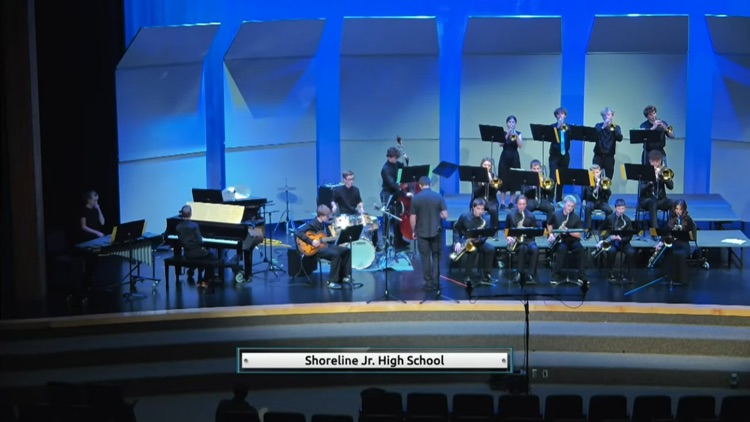 Shoreline Jazz band received straight superior ratings at the UMEA state jr high jazz festival.