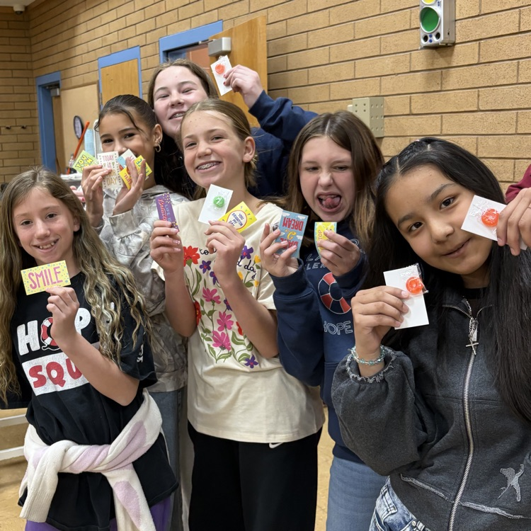 Hope squad passed out lifesavers at lunch reminding us to be kind! 