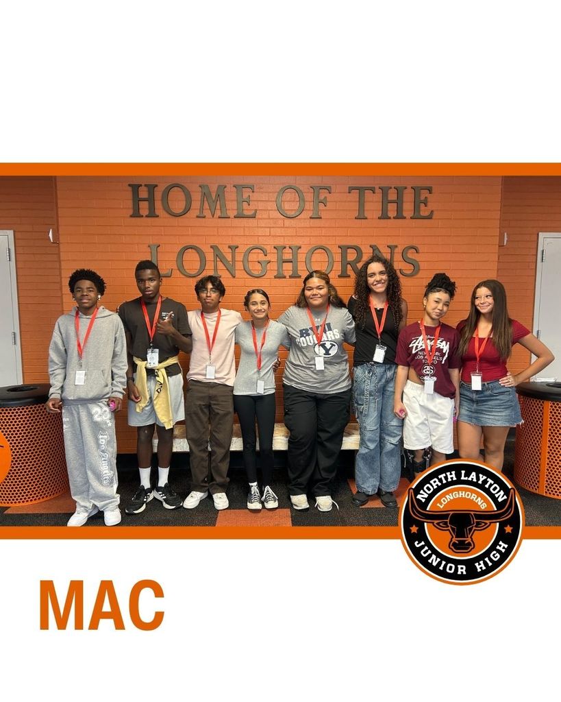 Students in MAC standing for group photo