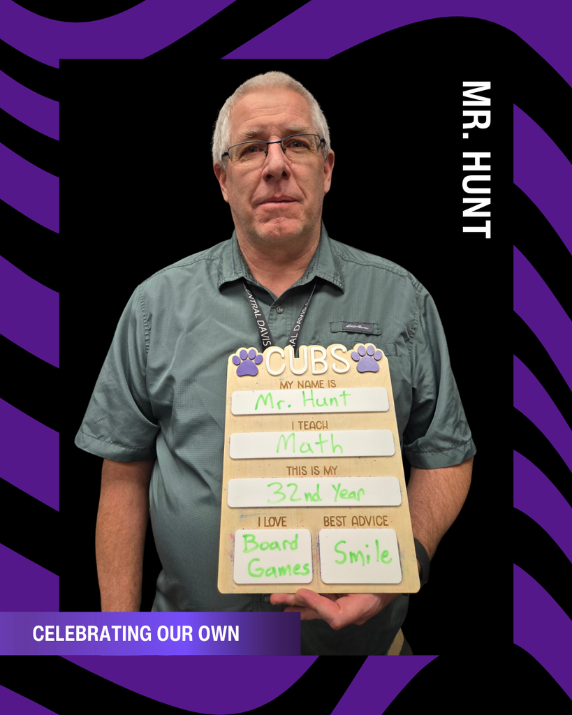 Spotlight photo, Mr. Hunt