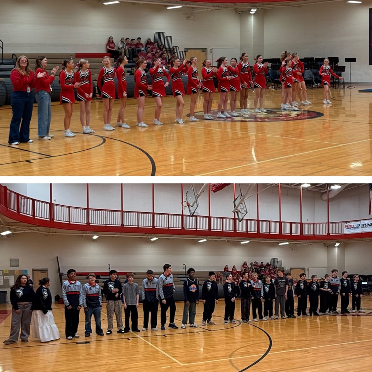 cheer and wrestling team 