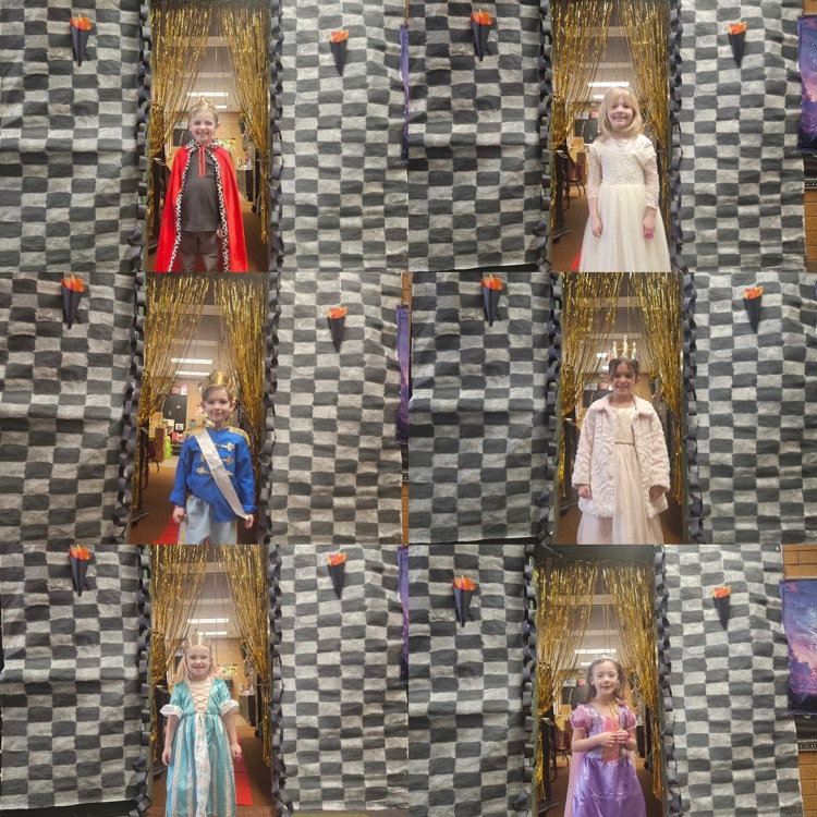 kindergartners celebrating end of their knowledge unit on kings and queens. Having a Royal dress up day.