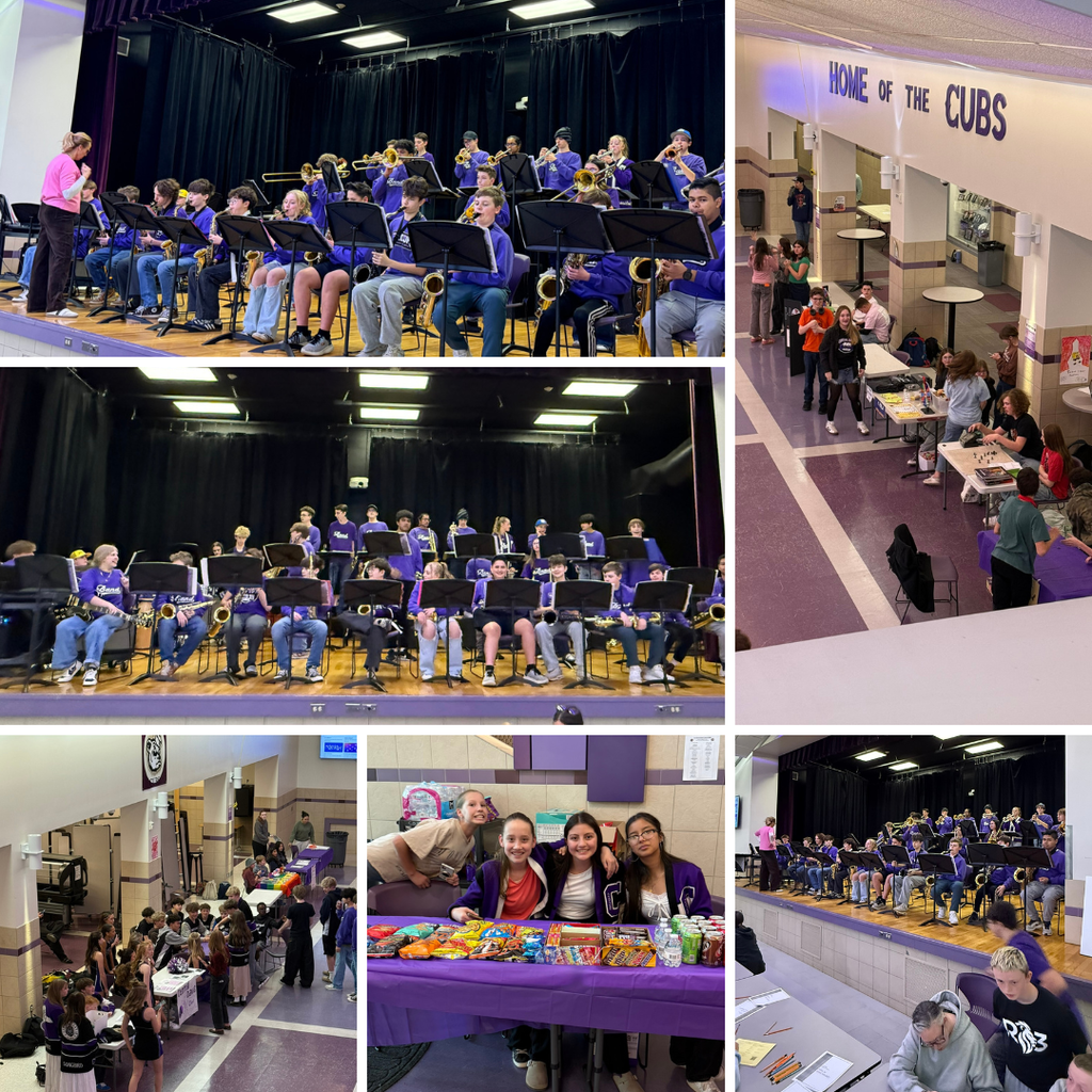 Students and Families at 7th Grade Course Selection Night