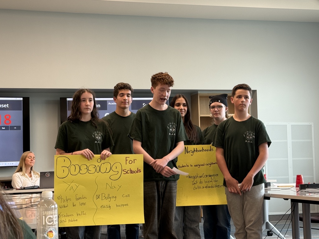 Round 3 DAL students of FJH explaining their stance on bussing. 