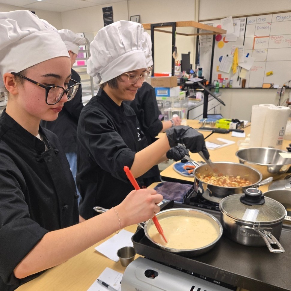 ProStart Students preparing food