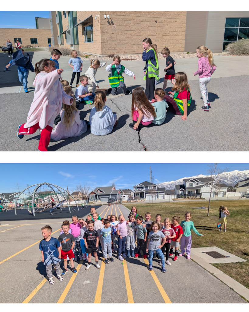 students pictured outside