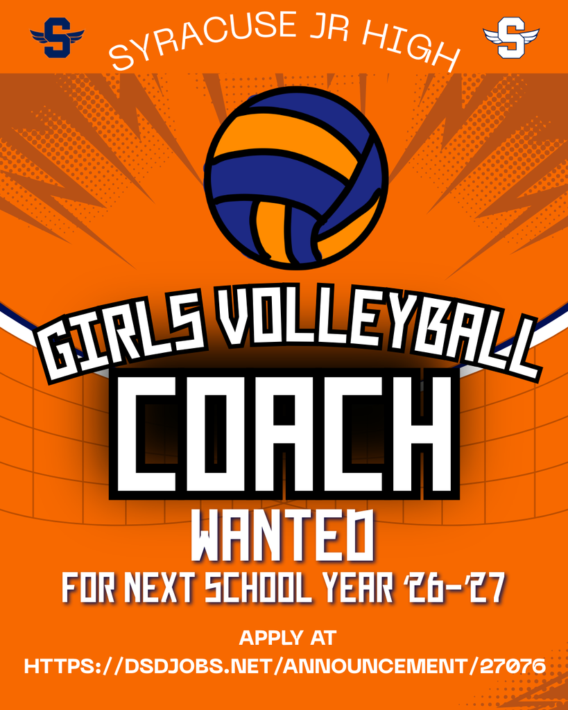 SJH girls volleyball head coach job opening. Apply on the Davis School District website.