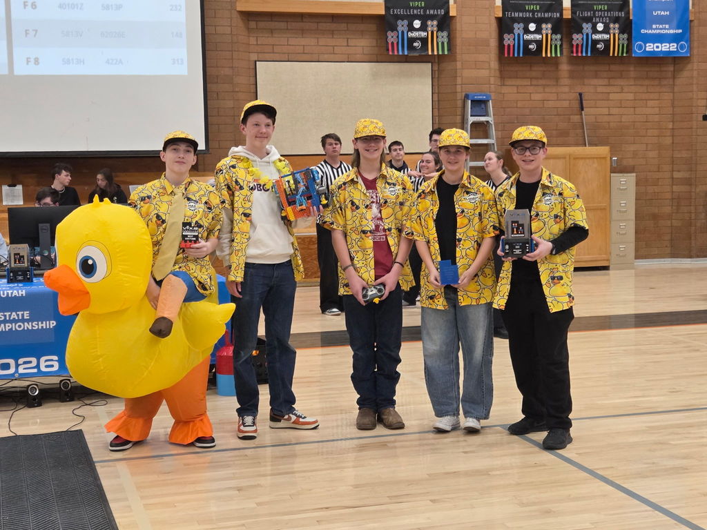 Robotics Students win an award