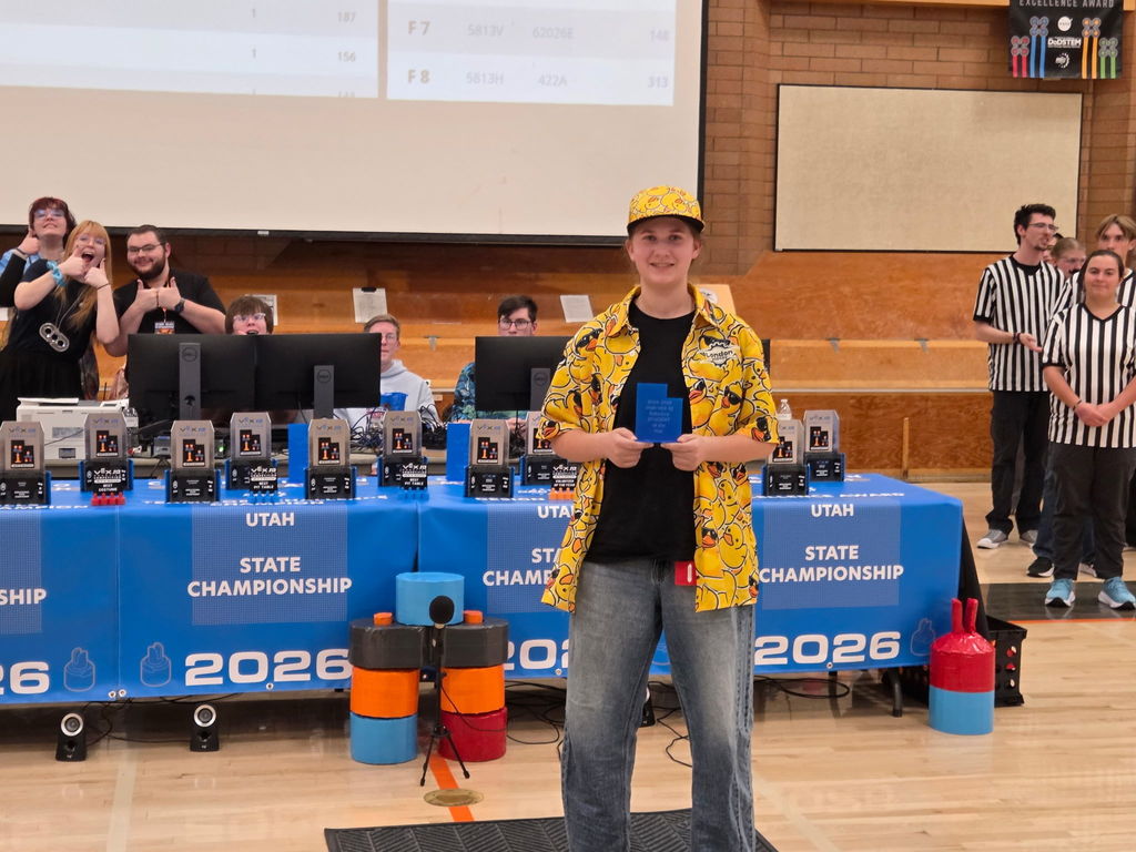 Robotics Student wins an award