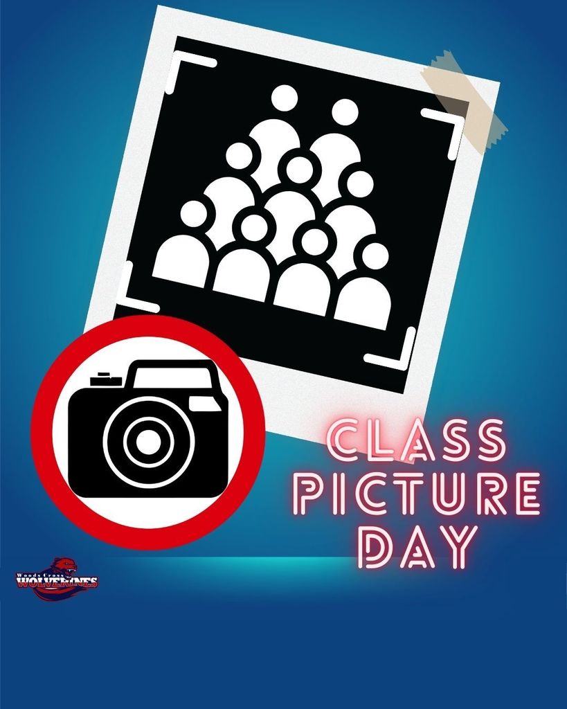 Class picture day. camera and polaroid graphics