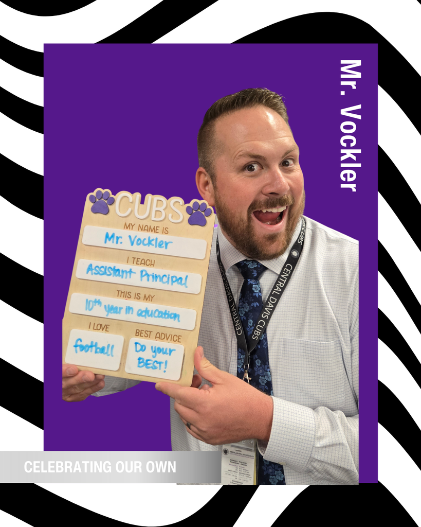 Spotlight photo, Mr. Vockler