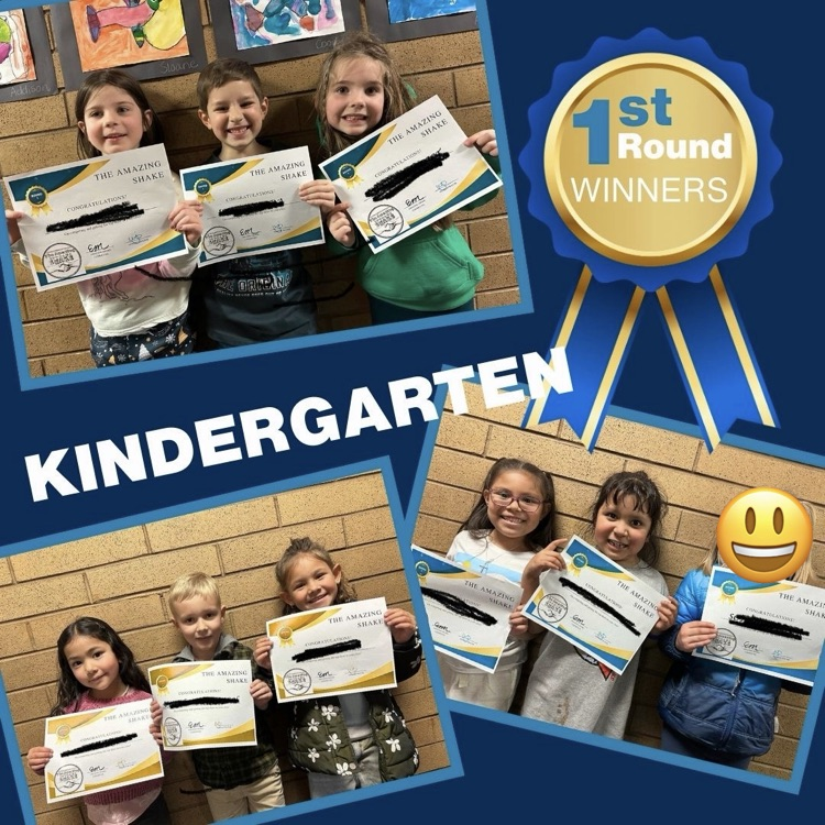 Amazing shake kindergarten winners!