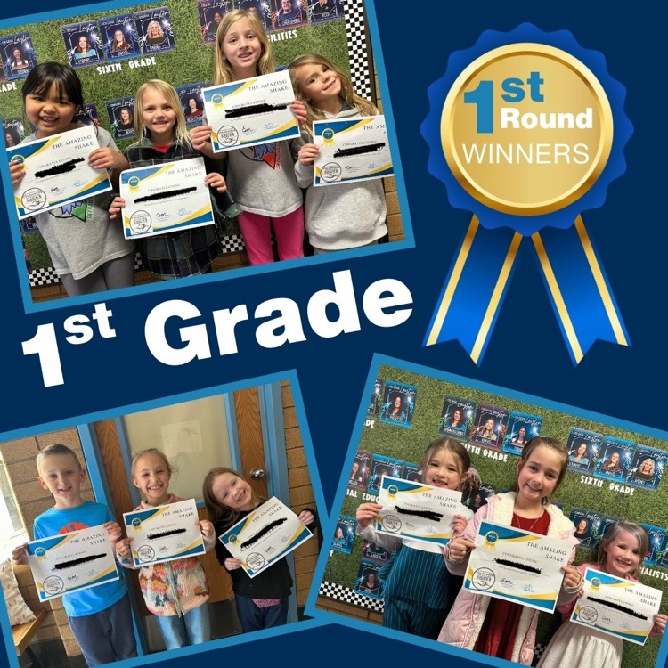 Amazing Shake 1st Grade Winners 