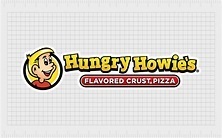 Hungrie Howie's Logo of a boy with blonde hair and a red shirt