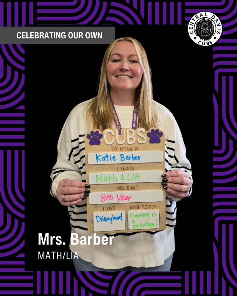 Spotlight photo, Mrs. Barber