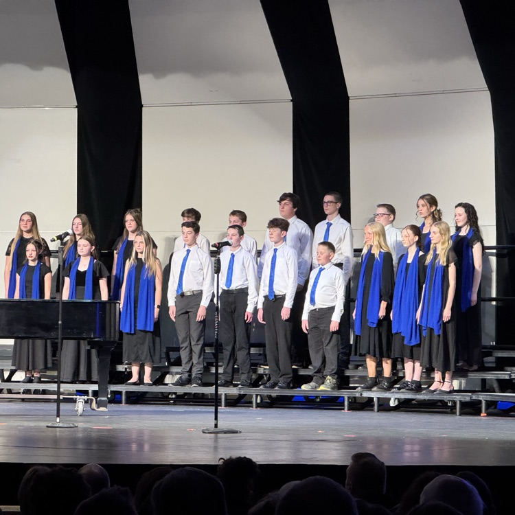 choir singing on stage