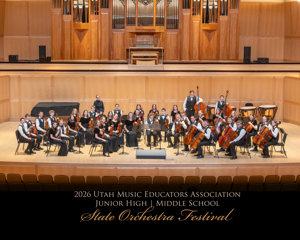 2026 FJH State Orchestra Festival participants and teacher.