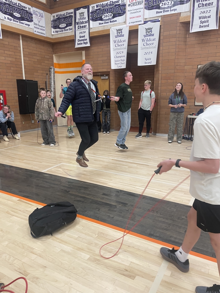 Jump roping contest