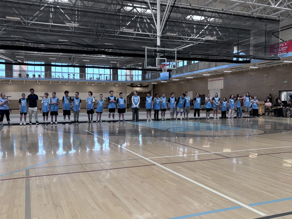 Unified Sports Team Playing a game at the assembly