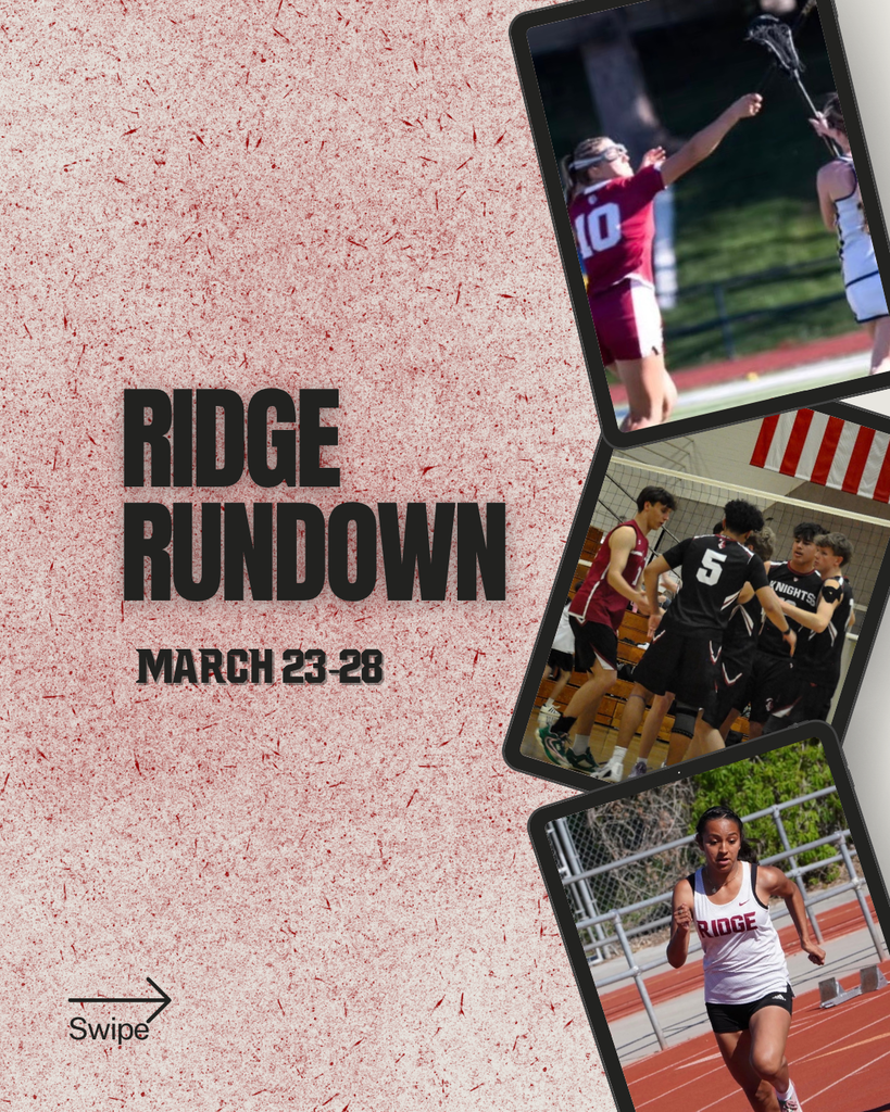 Ridge Rundown March 23-28
