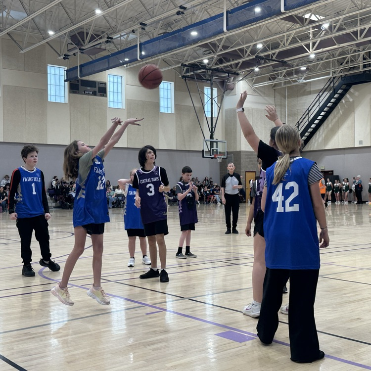 FFJH student shooting ball