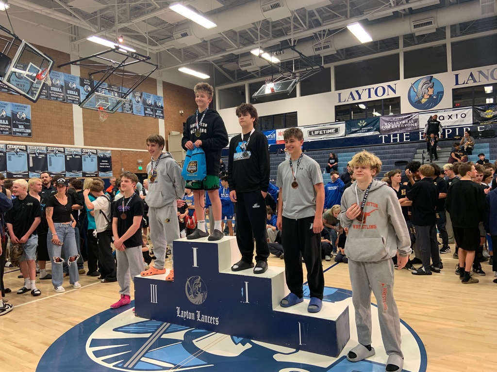 Another round of medals for the District Wrestlers. 