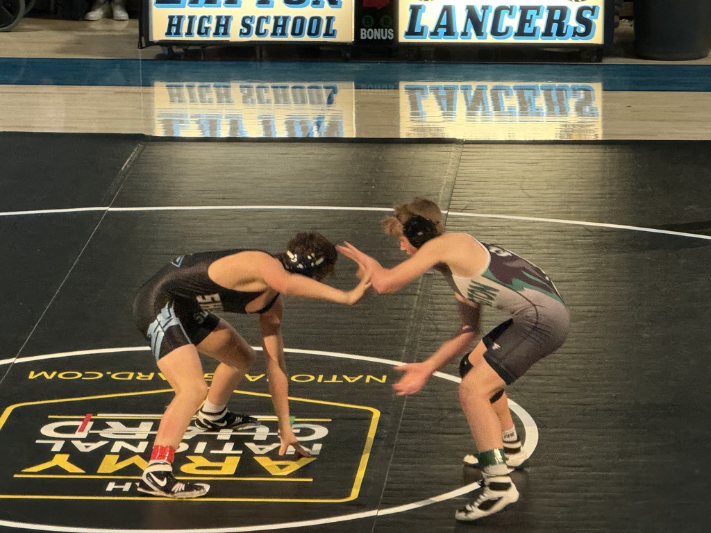 Another student wrestling for FJH. 