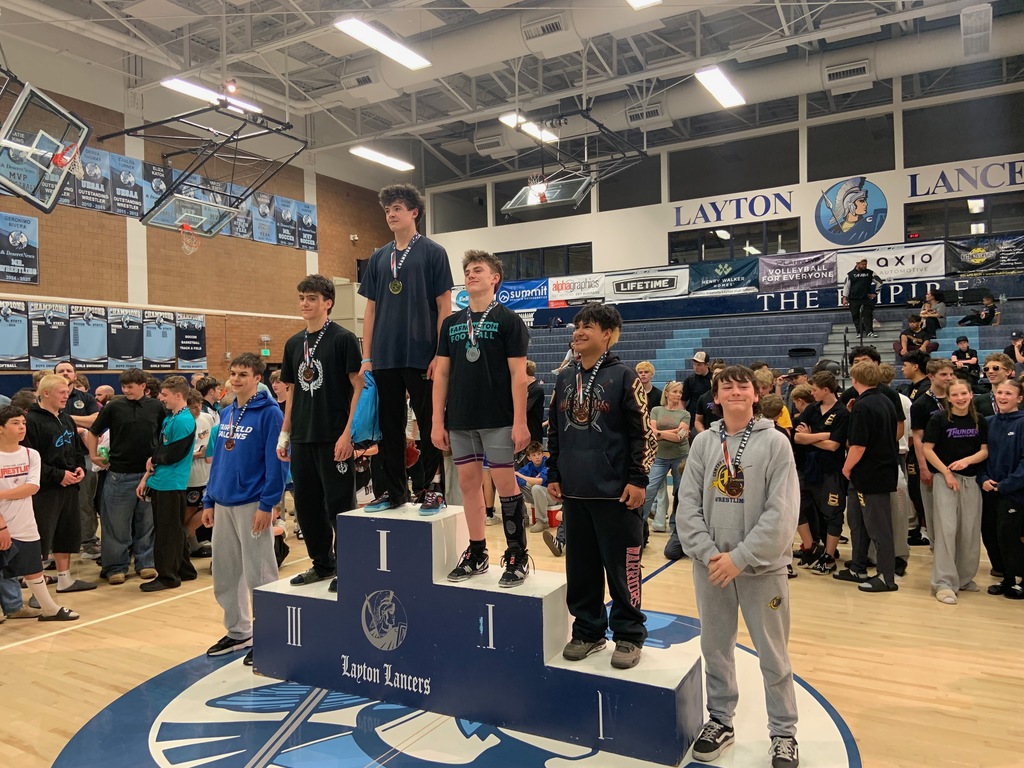 Final round of medals for District Championship. 