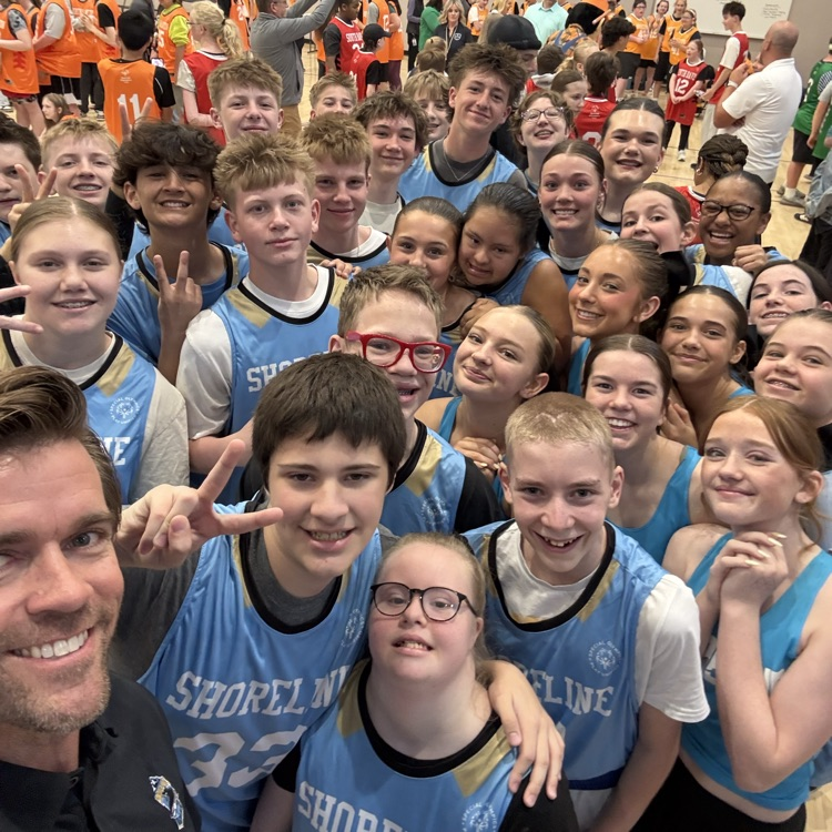 Shoreline junior high is unified sports basketball team