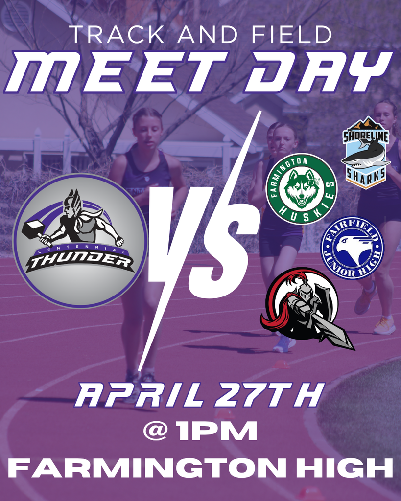 Track April 27th at 1pm at Farmington High