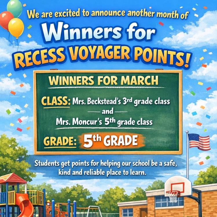 March Recess Voyager Points Winners