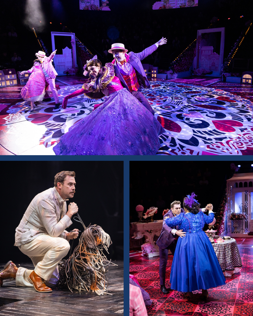 A collage of Landon Horton in various musicals and plays. 