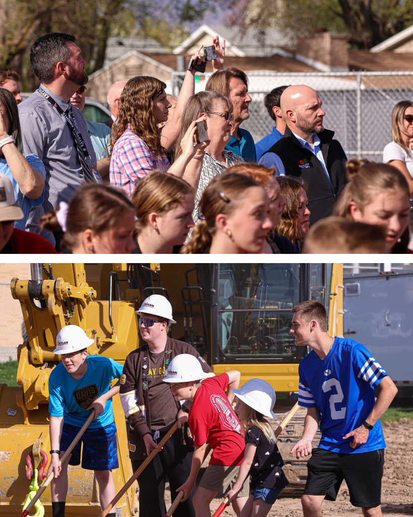 Community members attend the Kaysville Field House Groundbreaking.