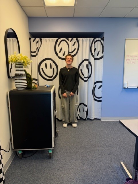 Evan Archibeque who finished his adult high school diploma